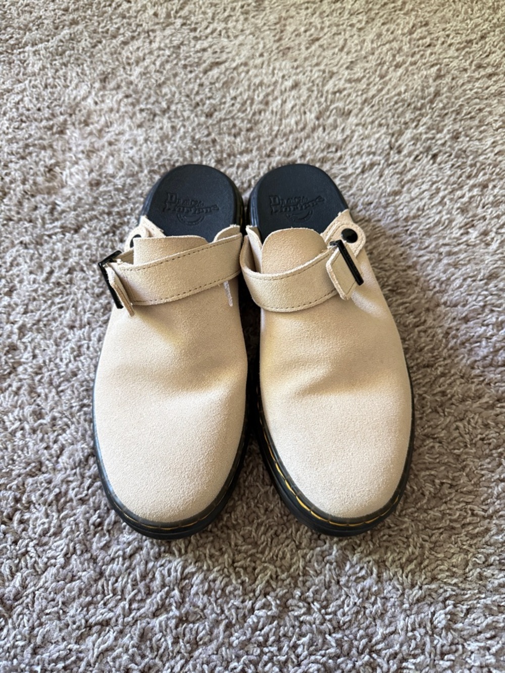 Dr. Martens Suede Mule Clogs